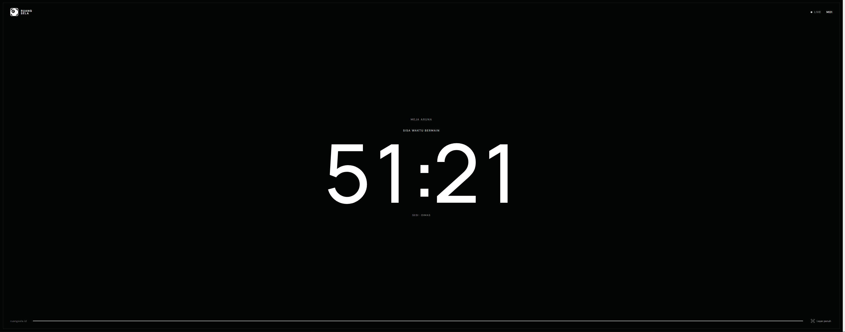 Billiard Order & Timer System — 3