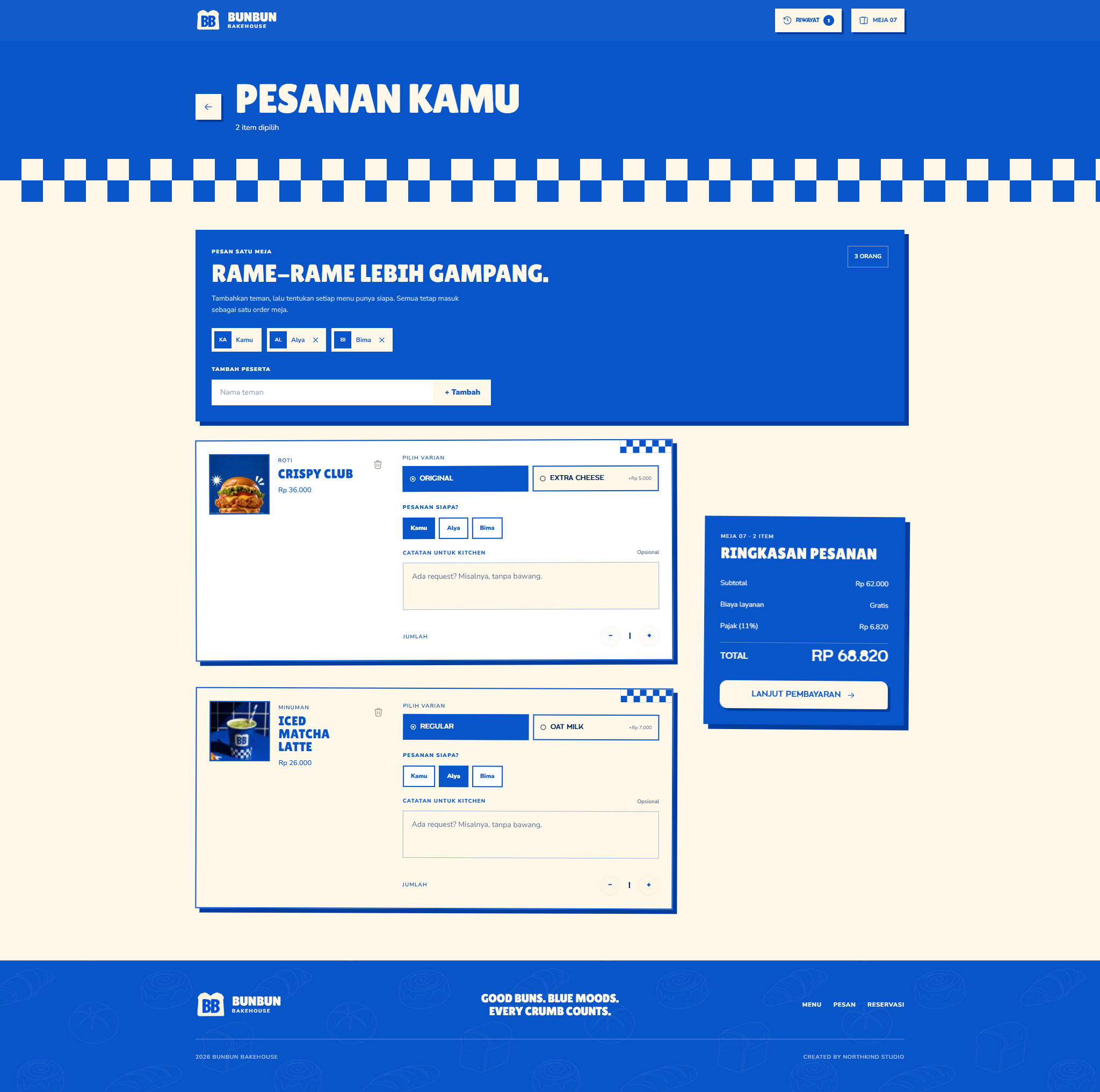 Bunbun Group QR Ordering System — 3