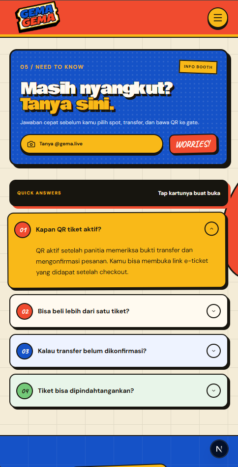 EventFlow mobile frequently asked questions