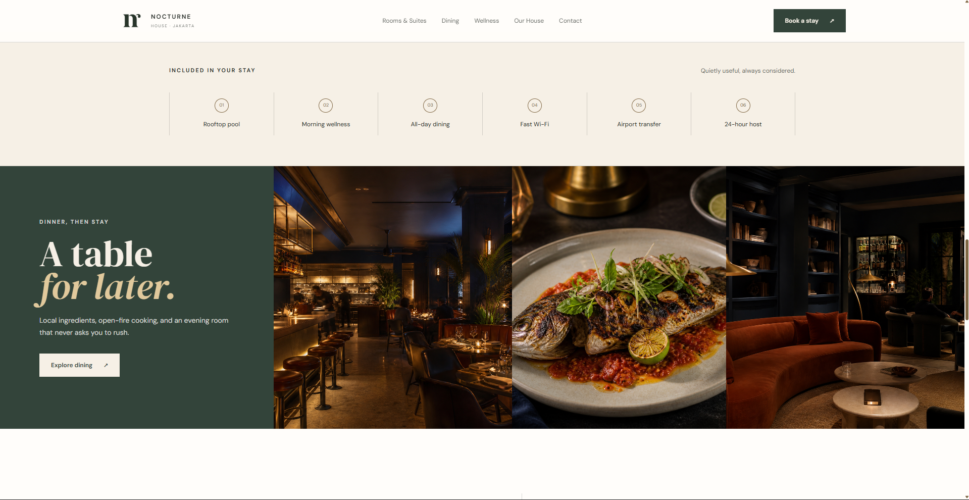 Nocturne Hotel Company Profile Website — 3