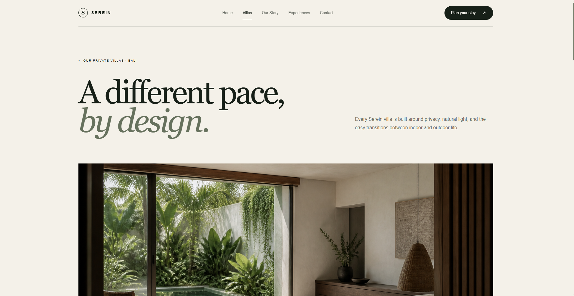 Serein villas collection introduction