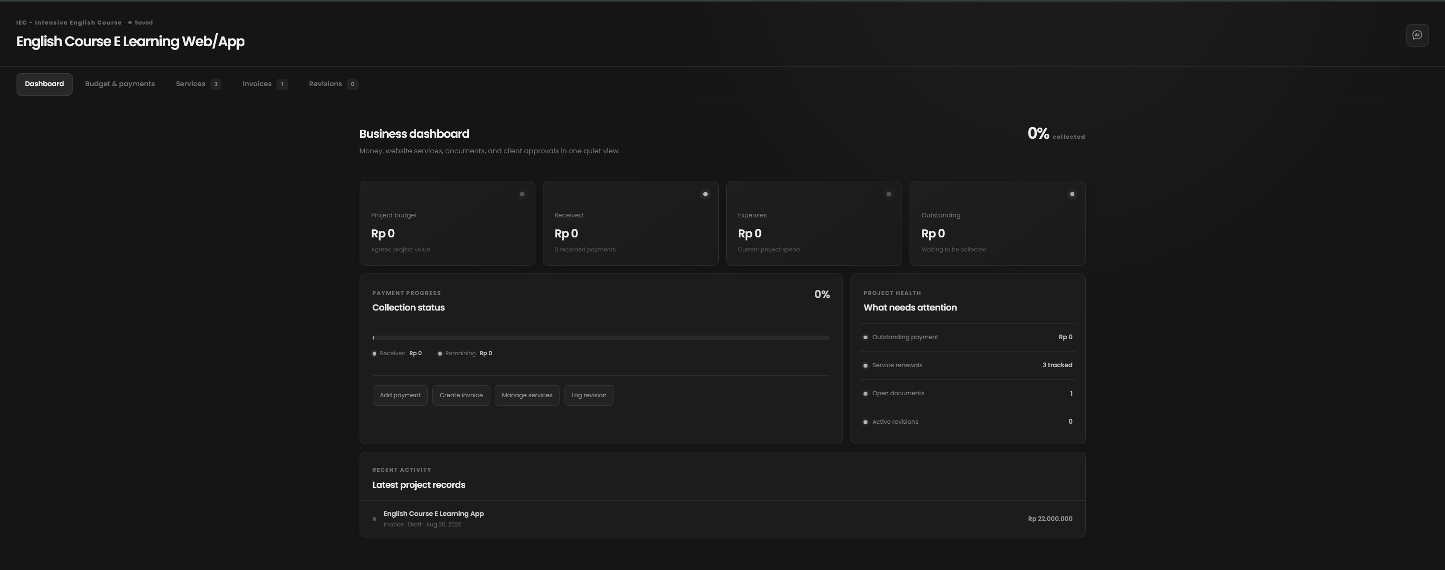 Flowdesk AI Client Workspace — 3