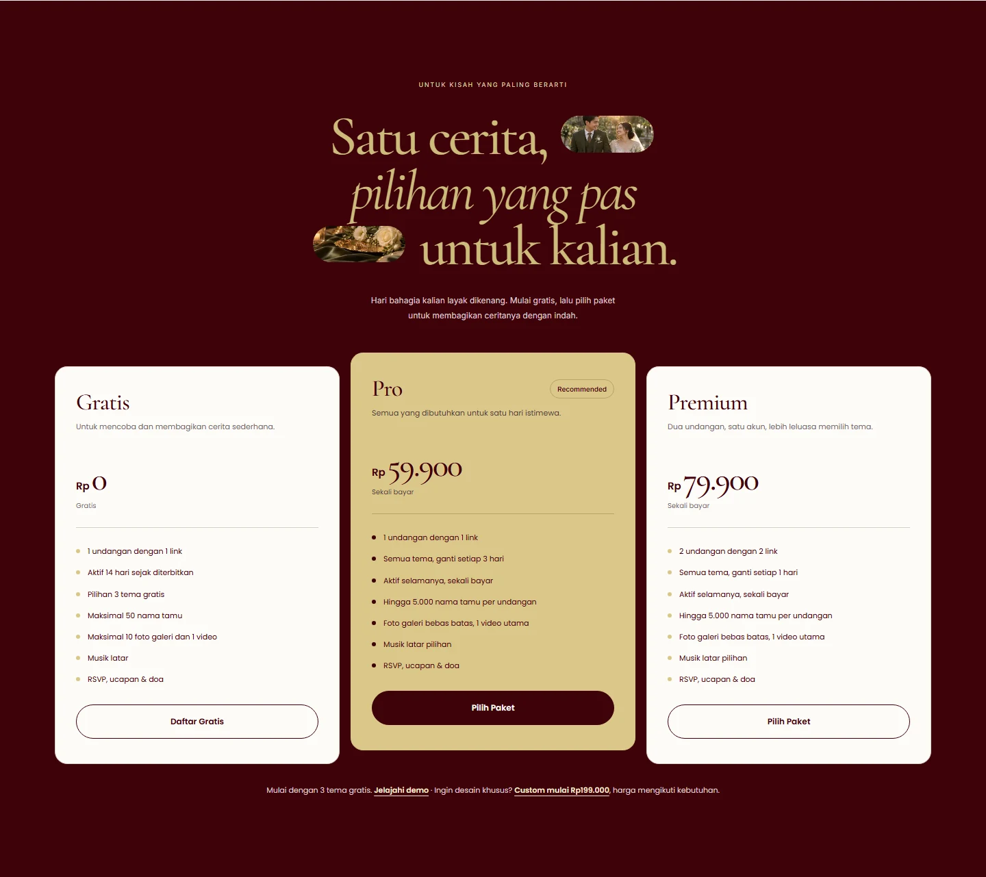 Kertas Digital public package choices